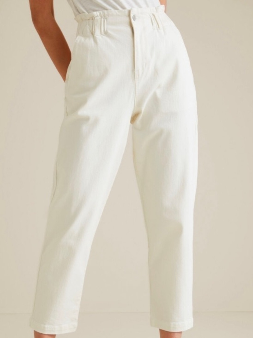 SEED Heritage NWT •White High-Rise Jeans
